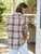 Eileen Relaxed Button-Up Shirt Brown Plaid