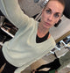 Cashmere Featherweight Neck Mint Green