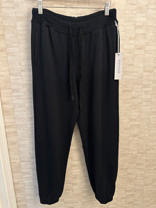 Softest Fleece Sweatpants with Pockets Black