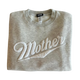 Mother Premium Crew Fleece: Heather Grey