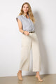 Ayla Cargo Crop Pale Stone