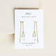 Clear Quartz Threader Earring