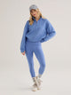 Sian Cropped Half Zip Sweat Marina