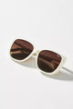 Ever After Sunglasses in White Brown