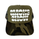 Smoke Show Trucker Hat: Split Camo/White