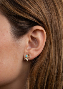 Sun Ray - Fire Opal - Earring