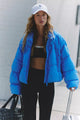 In A Bubble Puffer Jacket Rivera Blue