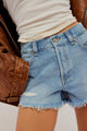 Now Or Never Denim Short Moon Child