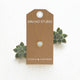 Gemstone Heart Necklace: White / Moonstone