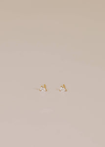 Teardrop - White CZ - Earring