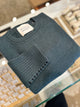 Cashmere Waffle Sweatshirt Juniper Green