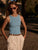 Ellison Crop Wide Leg 24" Birch Marl