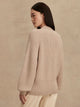 Martina High Neck Rib Knit Cement