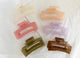 Jumbo 4-Inch Jelly Hair Clips - BETTY JELLY: IVORY JELLY