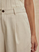Ellison Crop Wide Leg 24" Birch Marl