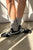 Embroidered Snow Socks: COOKIES AND CREAM + HEART