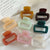 Assorted Glossy Square Hair Claws - CUPO GLOSSY:ONE SIZE