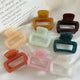 Assorted Glossy Square Hair Claws - CUPO GLOSSY:ONE SIZE