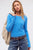 Easy Does It Long Sleeve Tee Azure Blue
