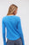 Easy Does It Long Sleeve Tee Azure Blue