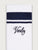 Lamar Club Stripe Sock in White Blue Nights