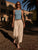 Ellison Crop Wide Leg 24" Birch Marl