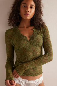 All Day Lace Long Sleeve Terrarium