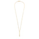 Gold Bar Necklace: Gold