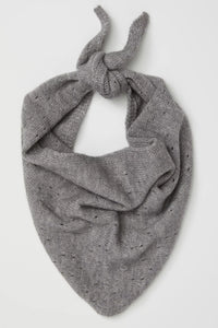 Essential Triangle Scarf Grey