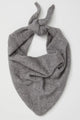 Essential Triangle Scarf Grey