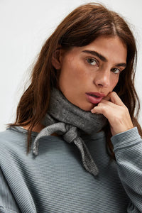 Essential Triangle Scarf Grey