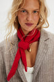 Essential Triangle Scarf Red