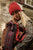 Coast Line Beanie Bright Red