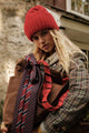 Coast Line Beanie Bright Red