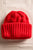 Coast Line Beanie Bright Red