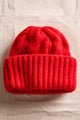 Coast Line Beanie Bright Red
