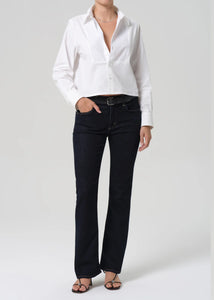 Fino Boxy Cropped Tuxedo White