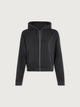 Jorgie Zip Through Hoodie Slate Black