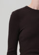 Pilar Crewneck Chocolate Waffle Thermal