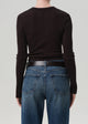 Pilar Crewneck Chocolate Waffle Thermal