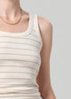 Faye Tank Golden Pinstripe