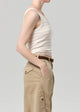 Faye Tank Golden Pinstripe