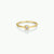 Gold Rings - Simple Stud: 7