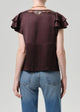 Lola Flutter Lace Sleeve Top