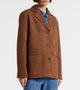 Salie Faux Suede Brown Jacket