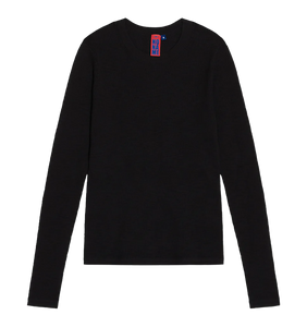 Long Sleeve Crewneck in Black