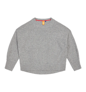 Jersey Cashmere Crewneck in Husky