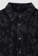 Samy Shirt Abstract Washed Black Denim