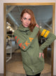 Retro Blush Hoodie Vintage Olive *Size Up One
