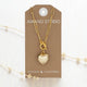 Puffed Heart on Toggle Chain Necklace
